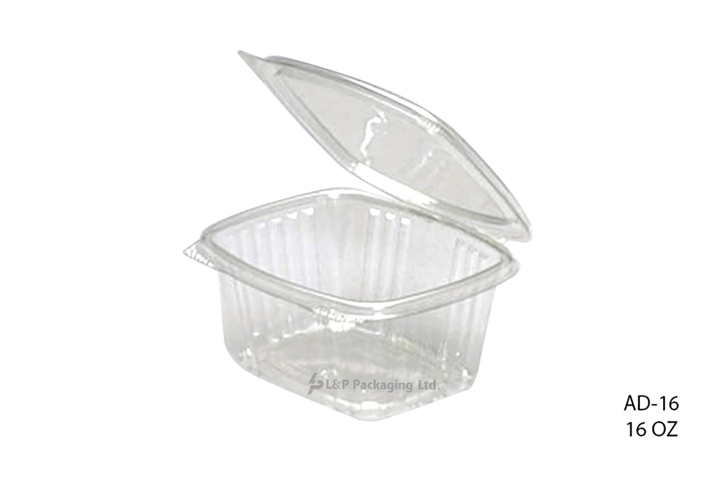 Hinged Salad Containers