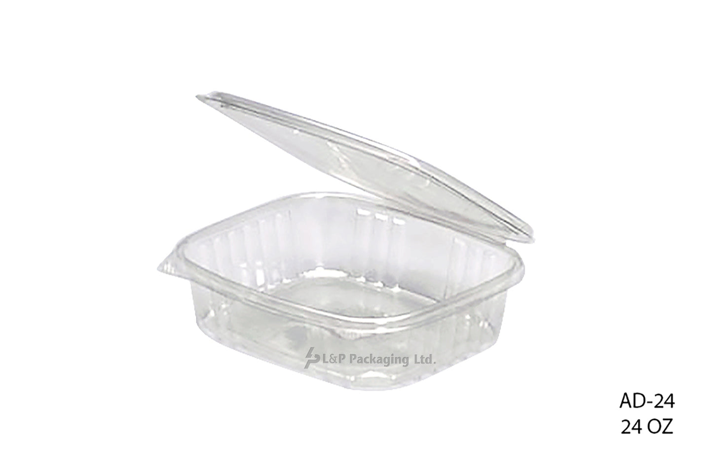 Hinged Salad Containers
