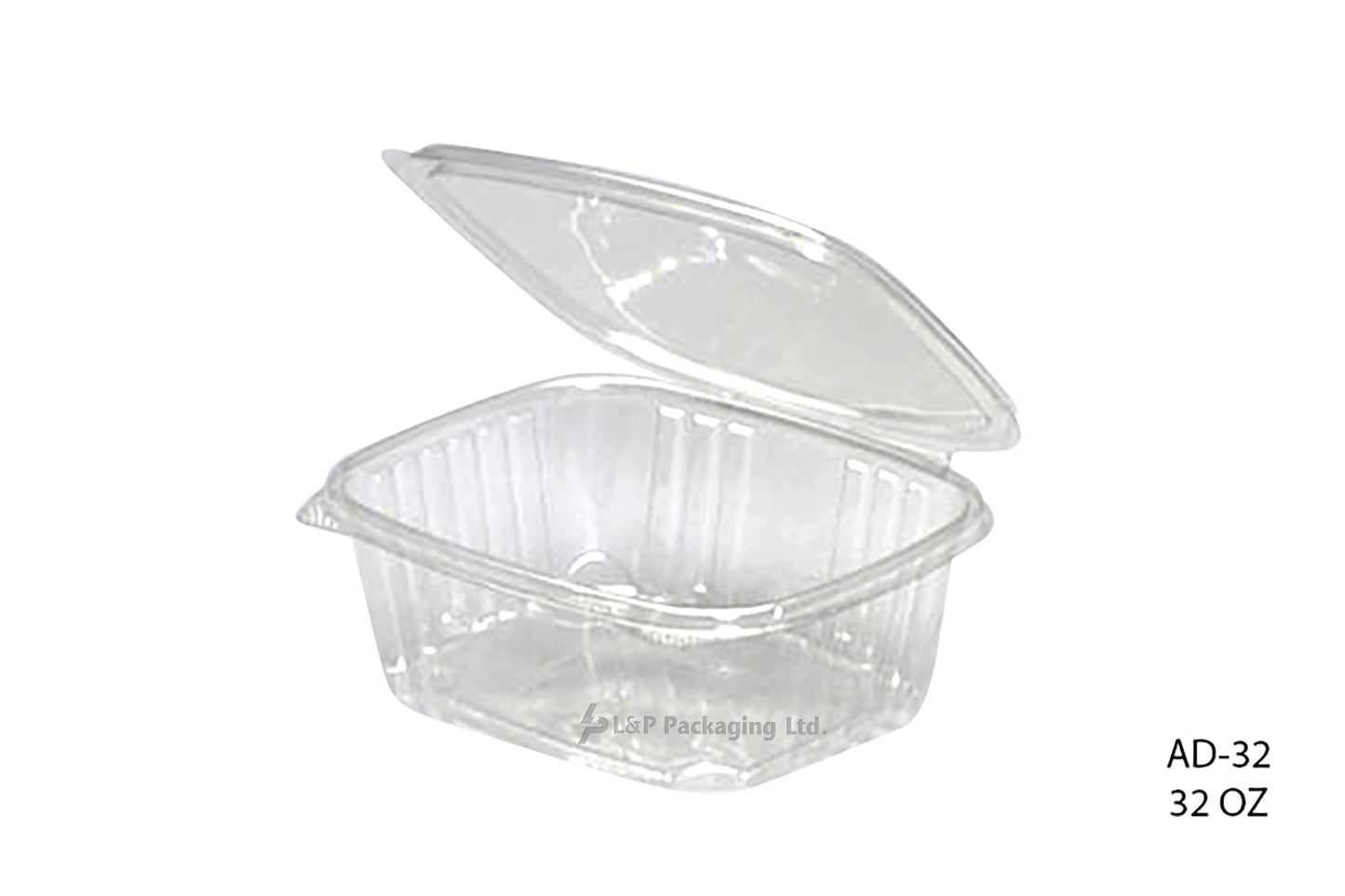 Hinged Salad Containers