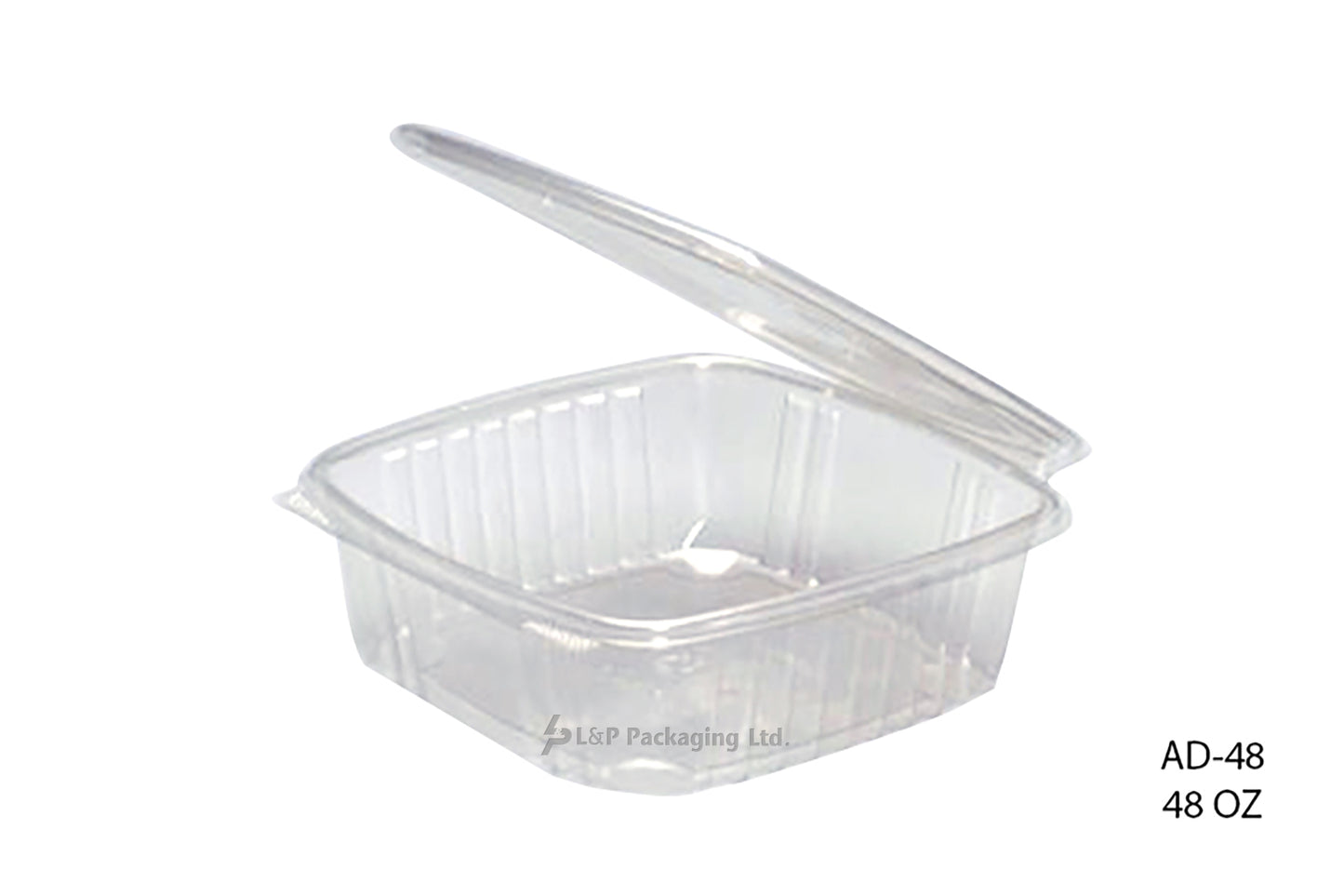 Hinged Salad Containers