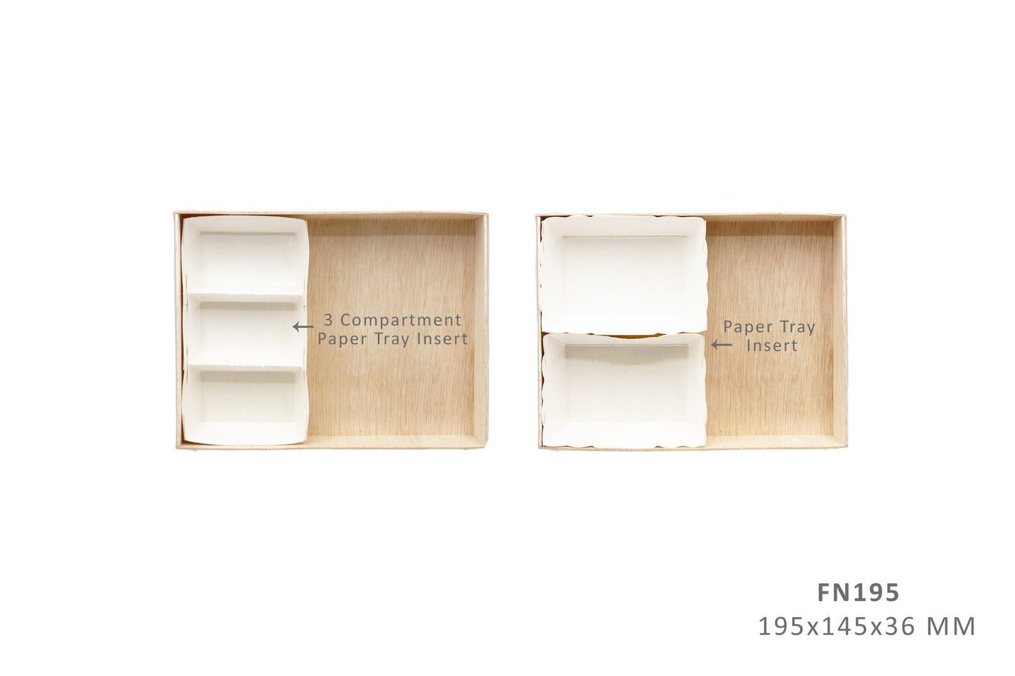 Paper-Attached Rectangular Containers