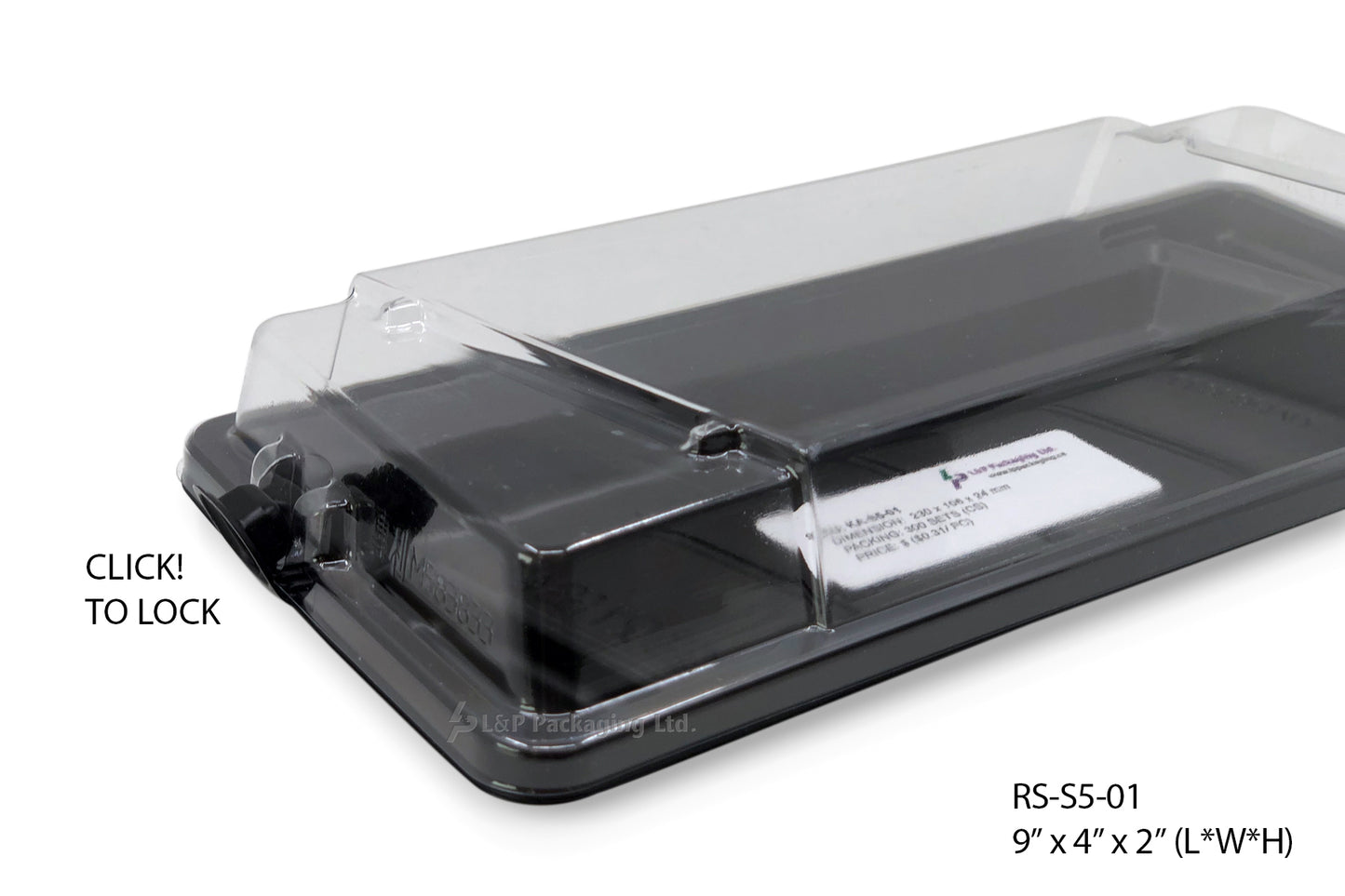 Tab-Lock Sushi Containers