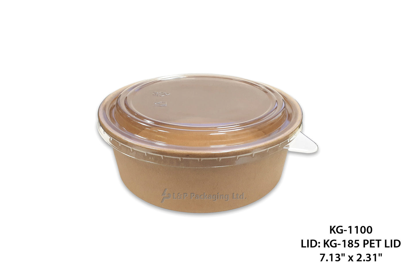 Round Kraft Paper Bowls