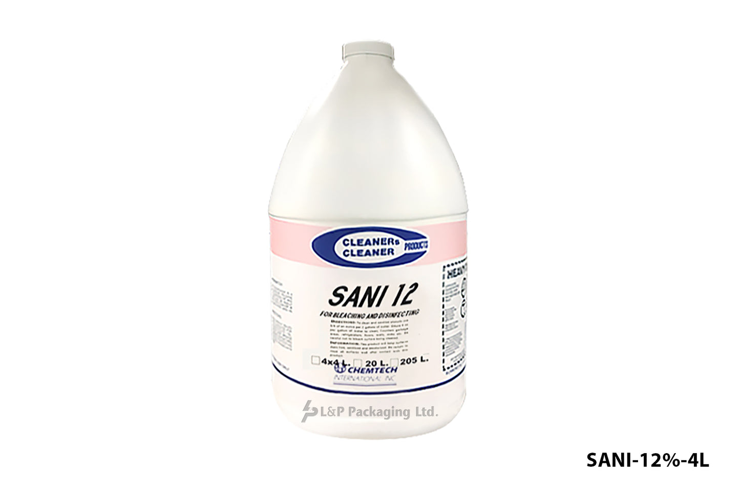 Bleach Sanitizer-12%-4L/20L