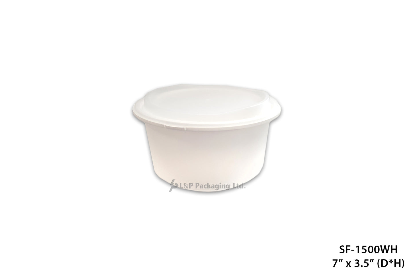 White Matte Plastic Bowls