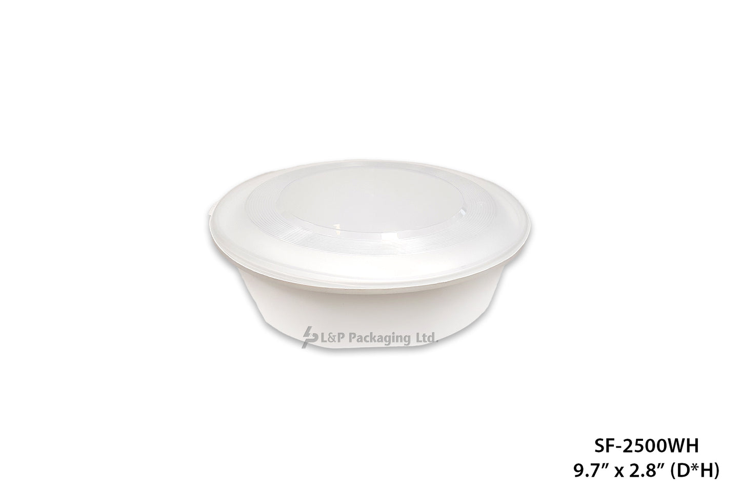 White Matte Plastic Bowls