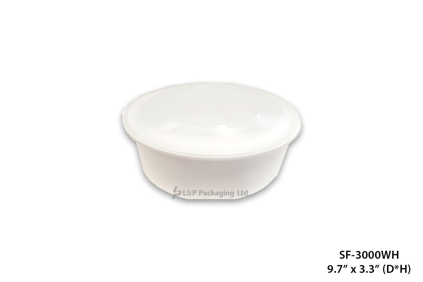 White Matte Plastic Bowls