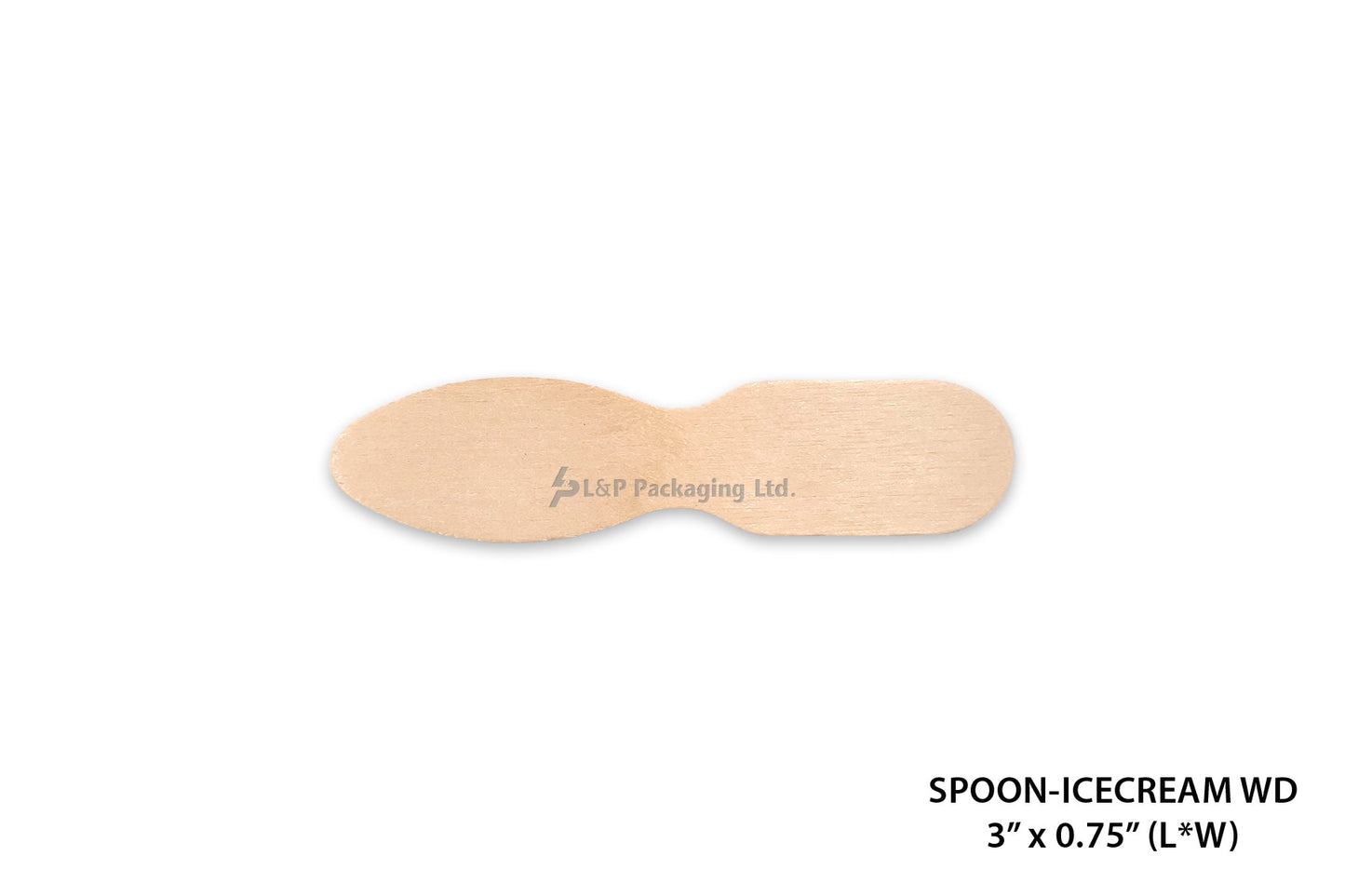 Wooden Ice Cream Single Wrap