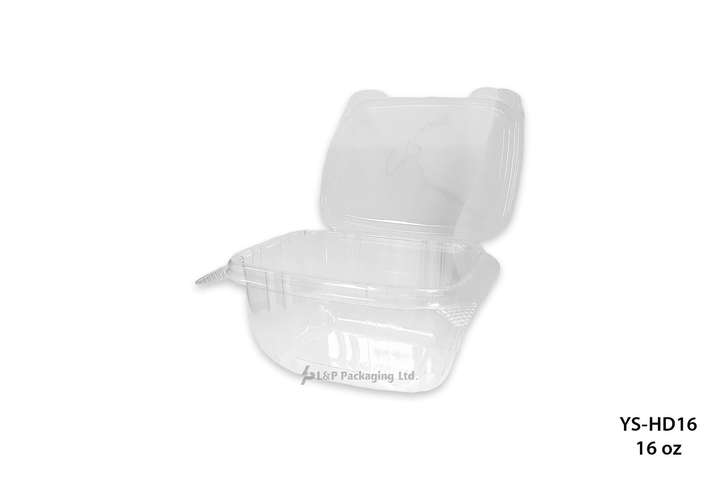 Hinged PET Plastic Containers