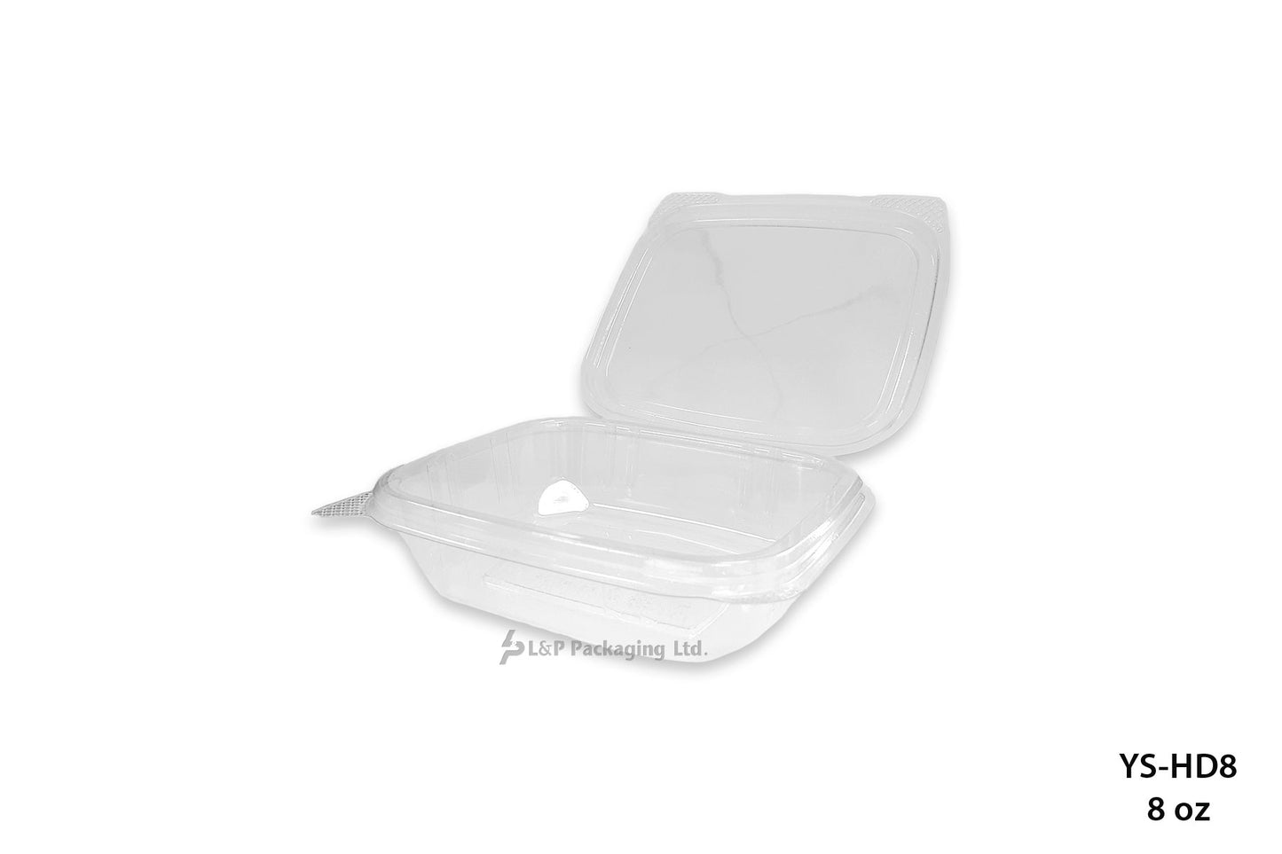 Hinged PET Plastic Containers