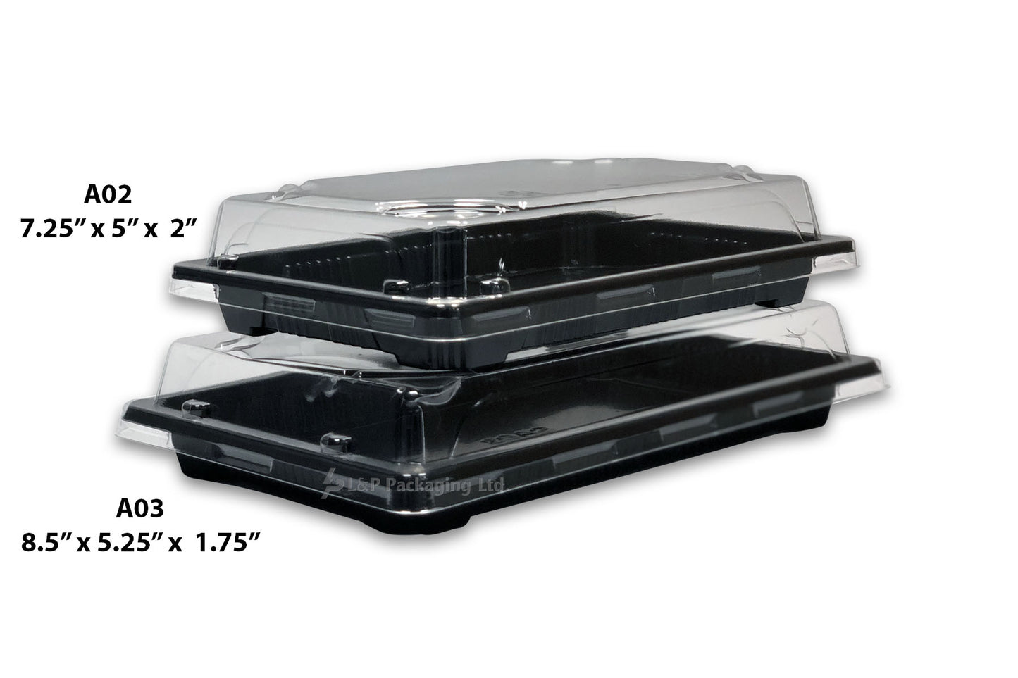 Outer-Lock Sushi Containers