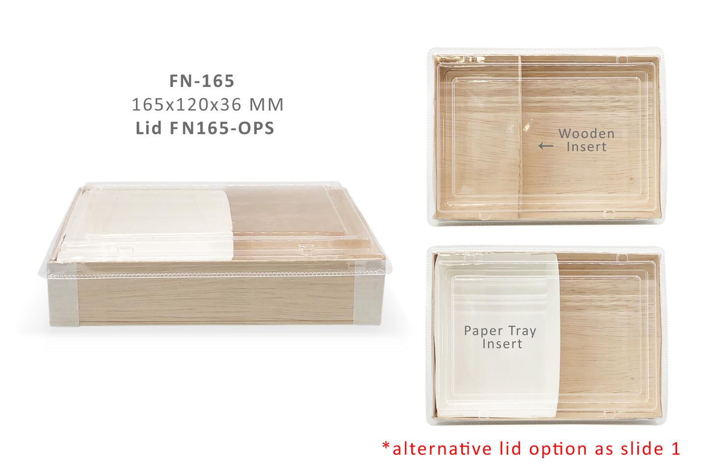 Paper-Attached Rectangular Containers