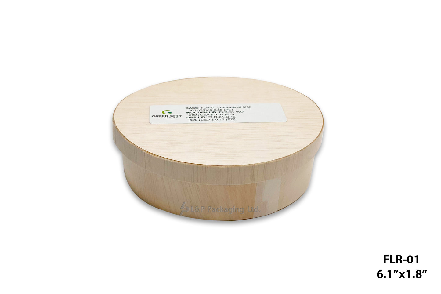 Round Wooden Containers