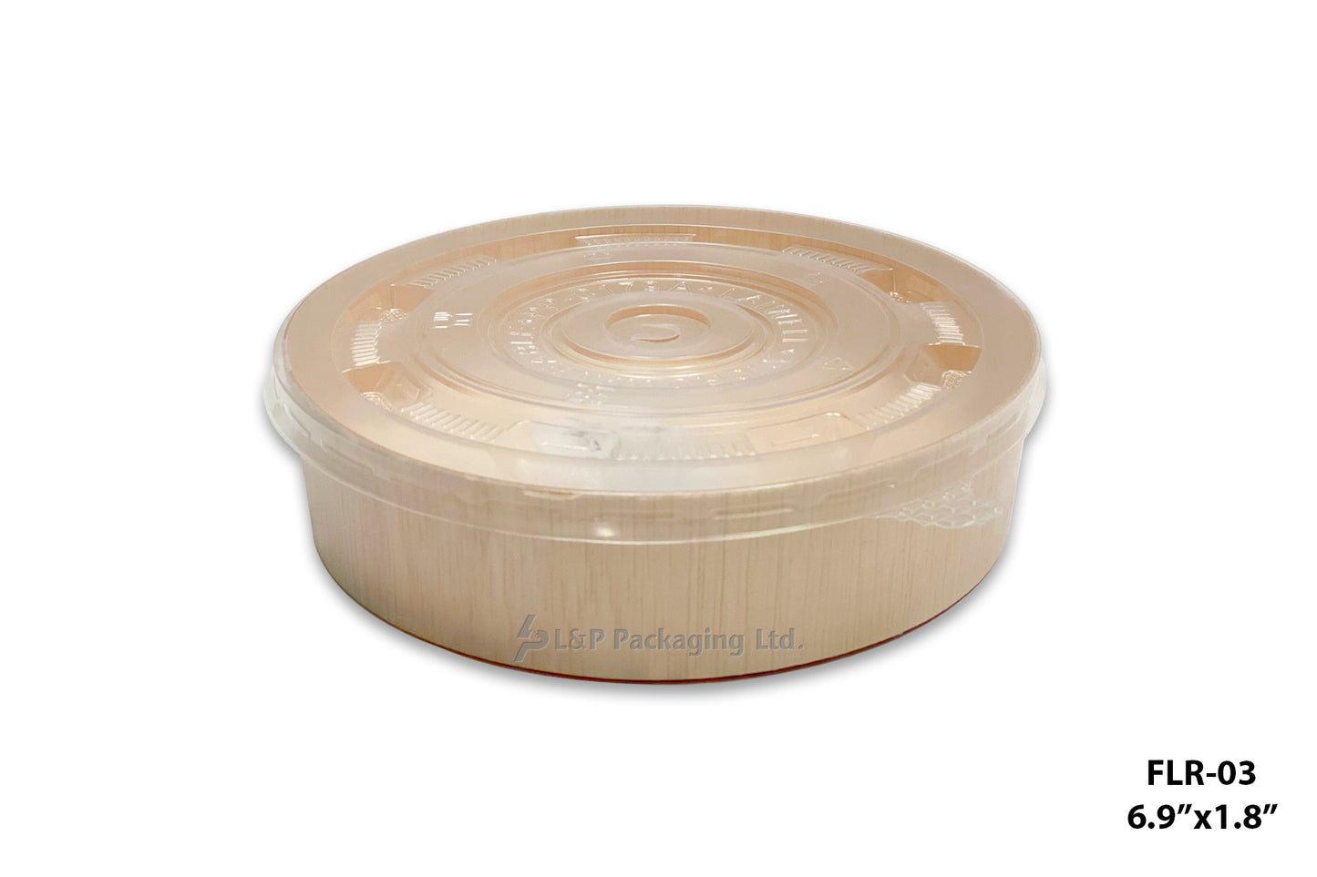 Round Wooden Containers
