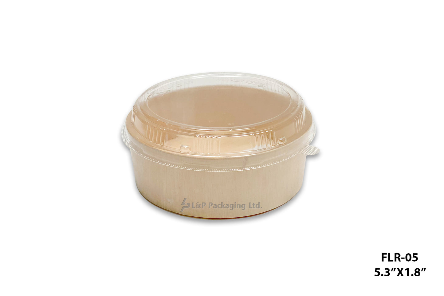 Round Wooden Containers