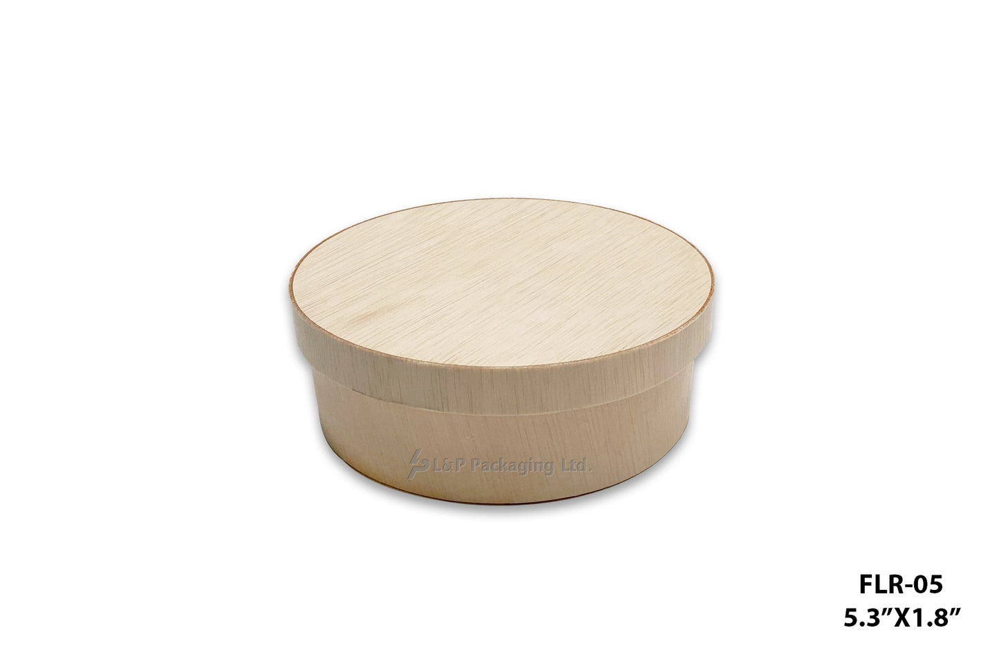 Round Wooden Containers
