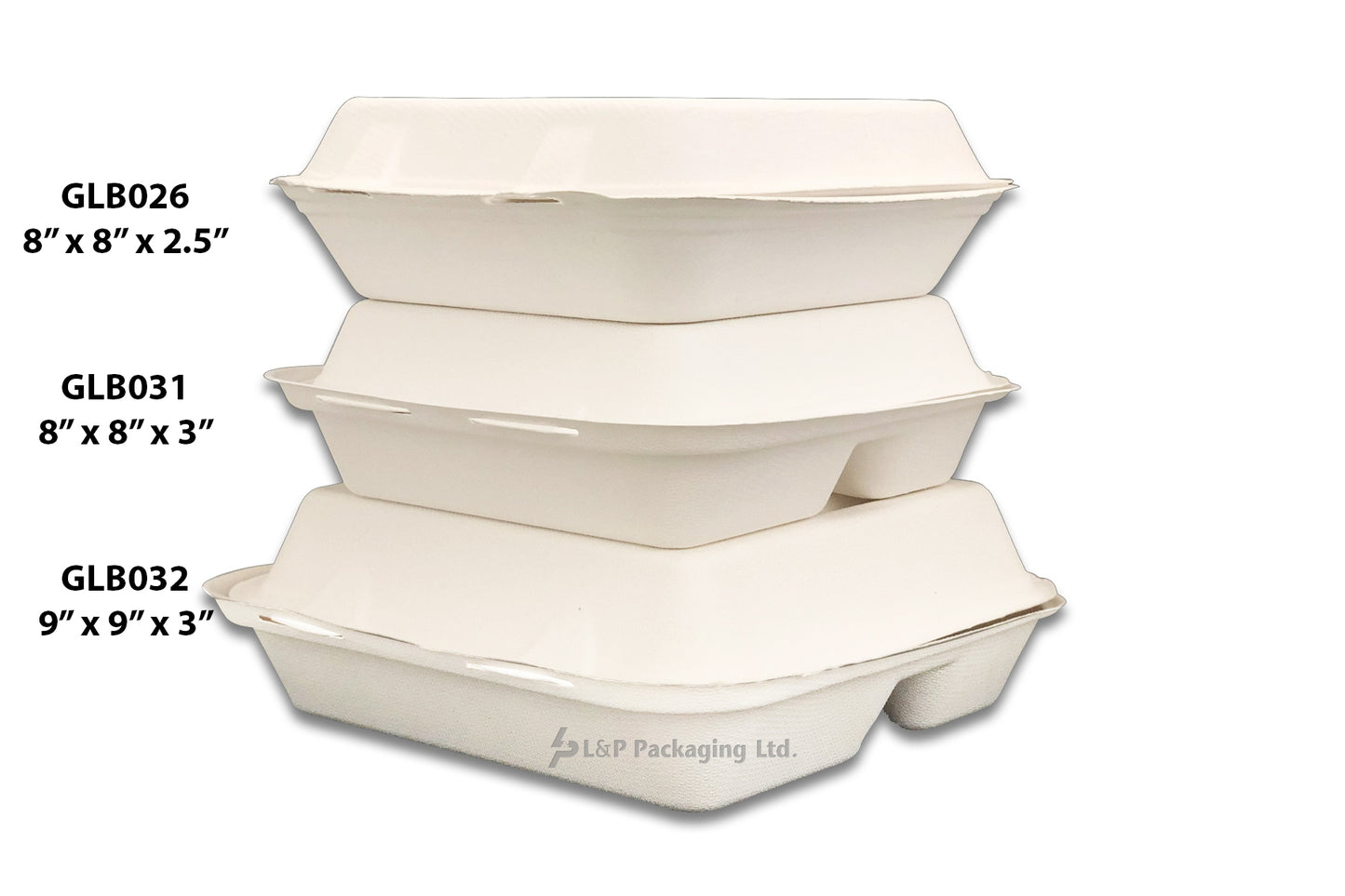 Sugarcane Hinged Containers