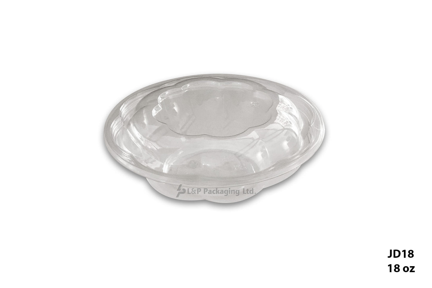 FLORAL SHAPED SALAD CONTAINERS