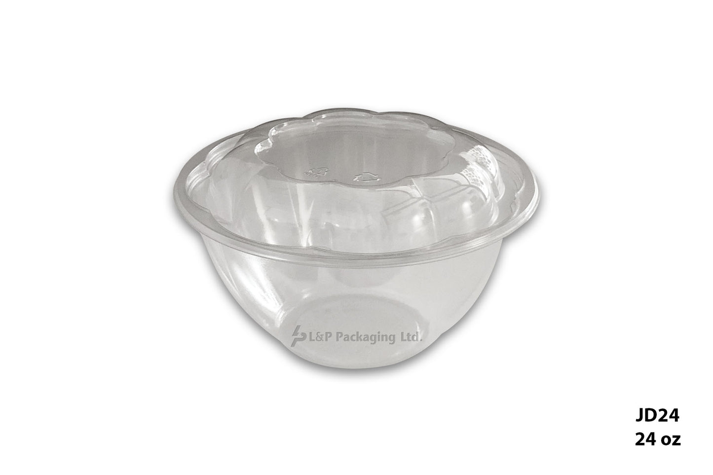FLORAL SHAPED SALAD CONTAINERS