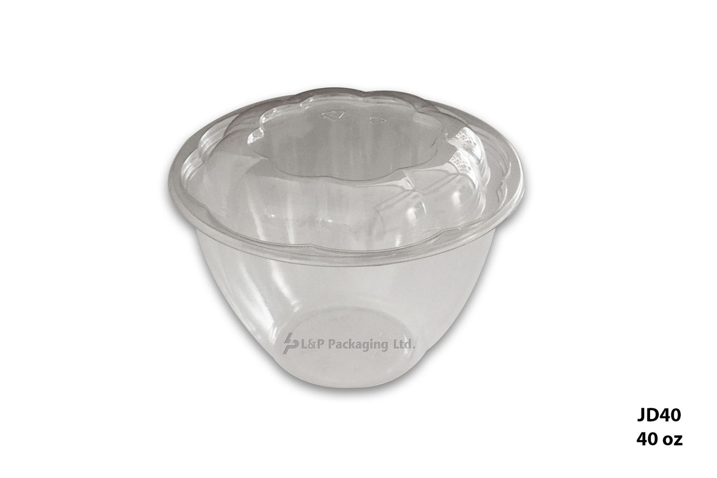 FLORAL SHAPED SALAD CONTAINERS