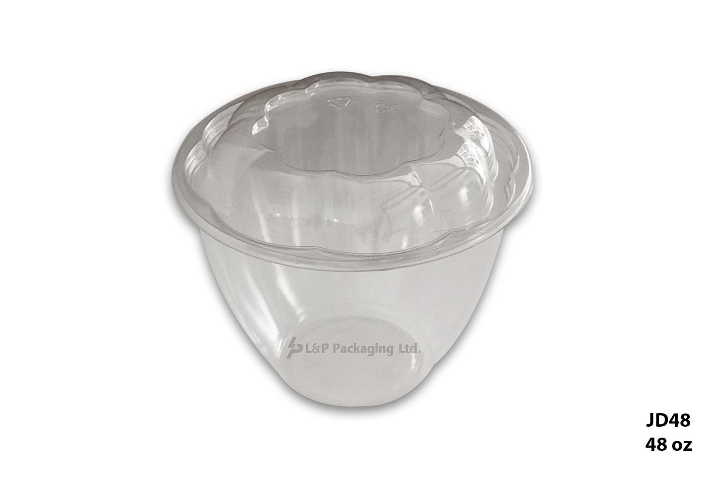 FLORAL SHAPED SALAD CONTAINERS