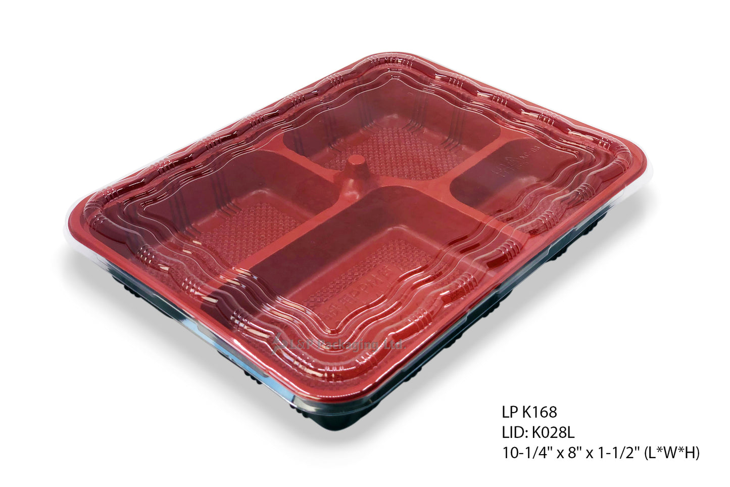 RED RECT BENTO BOXES