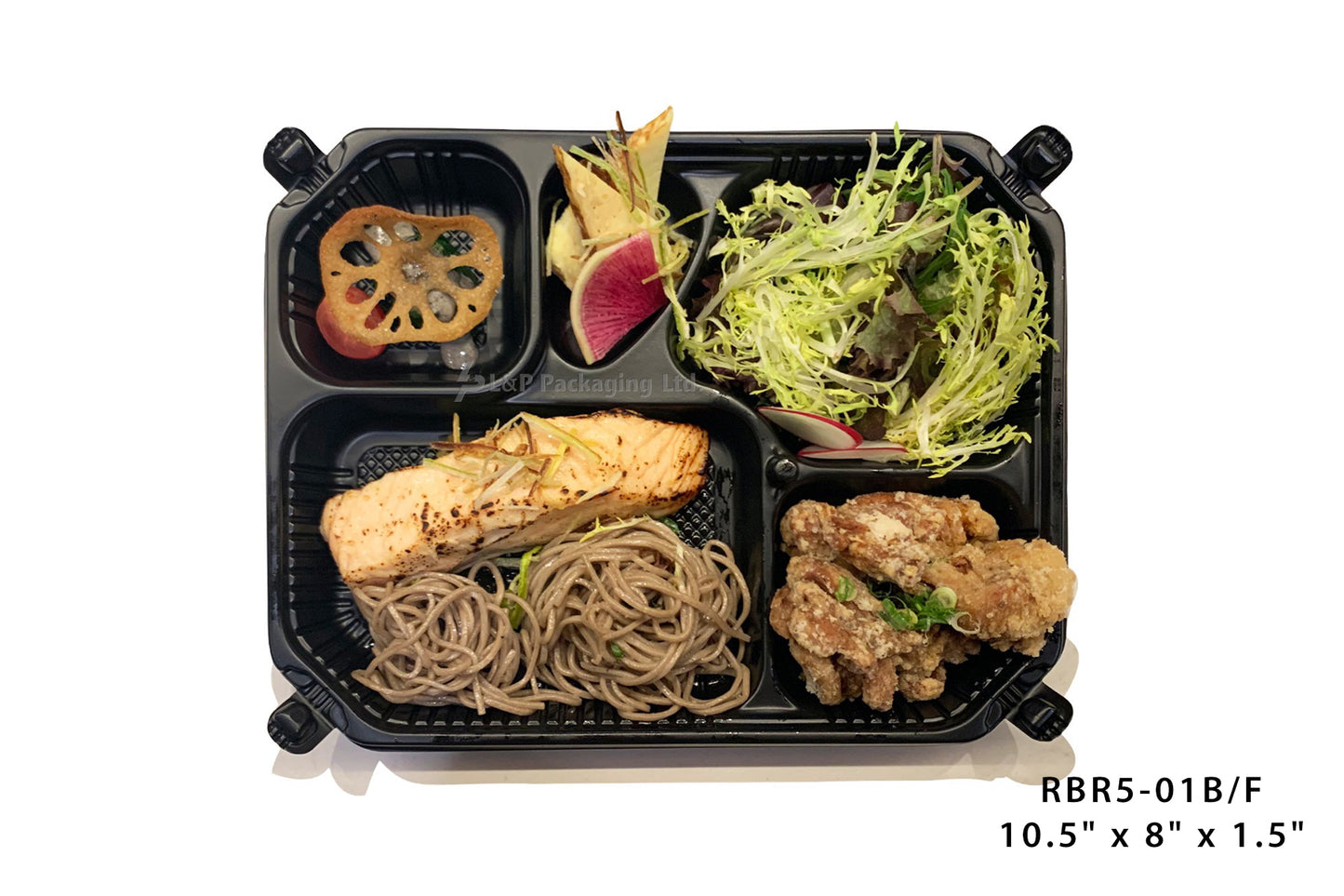 Tab-Lock 5 Comp Bento Box