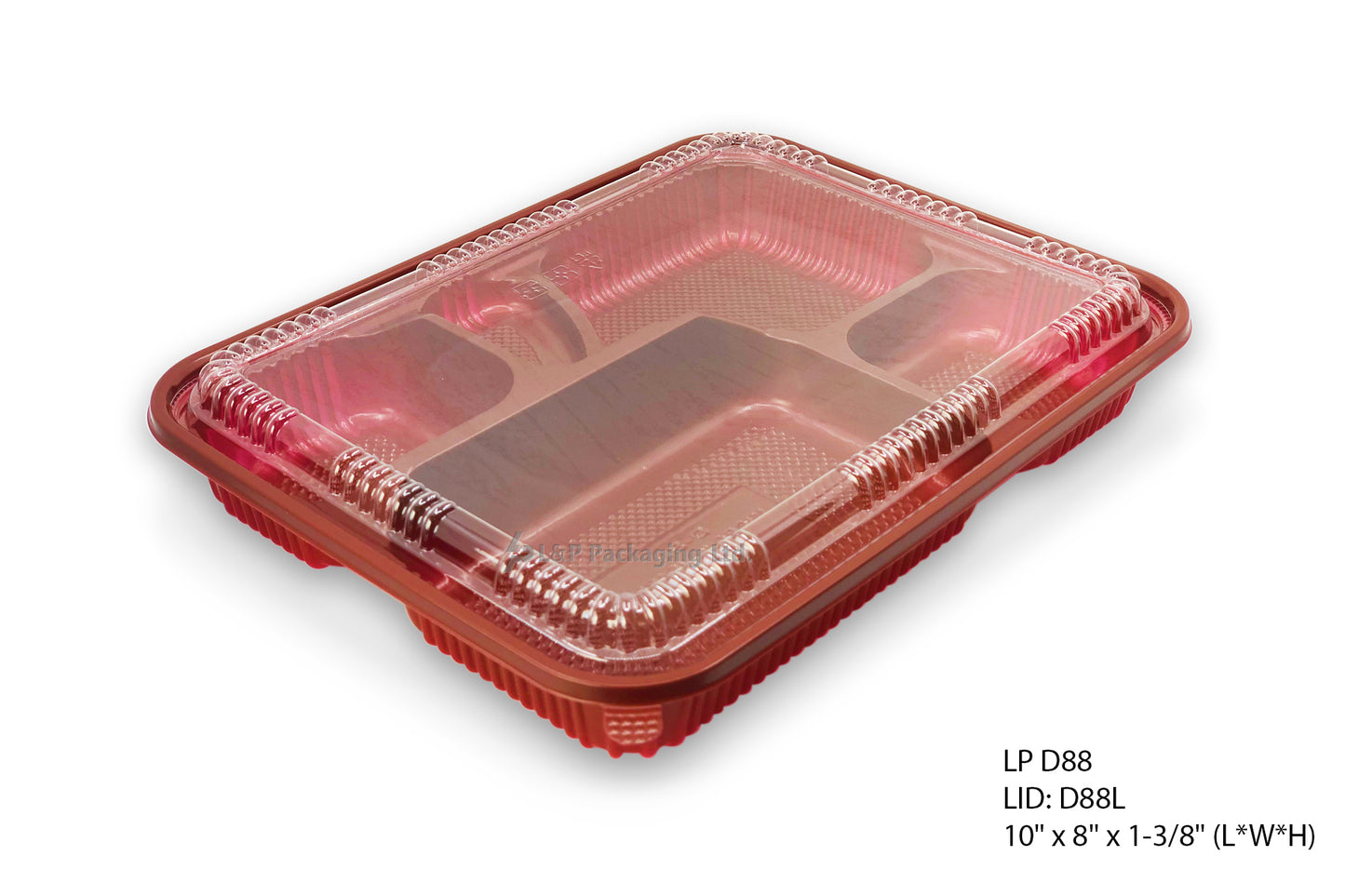 RED RECT BENTO BOXES