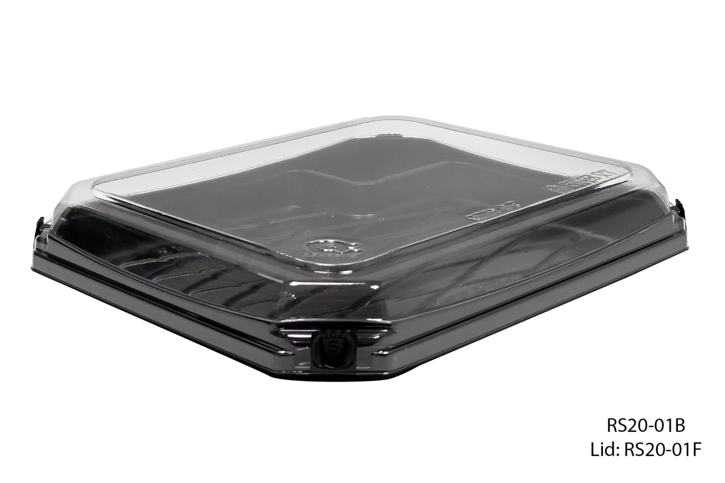 Tab-Lock Rectangular Sushi Containers
