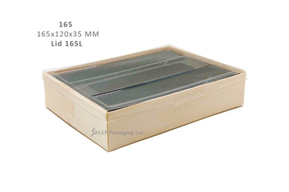 Self-Attached Rectangular Containers
