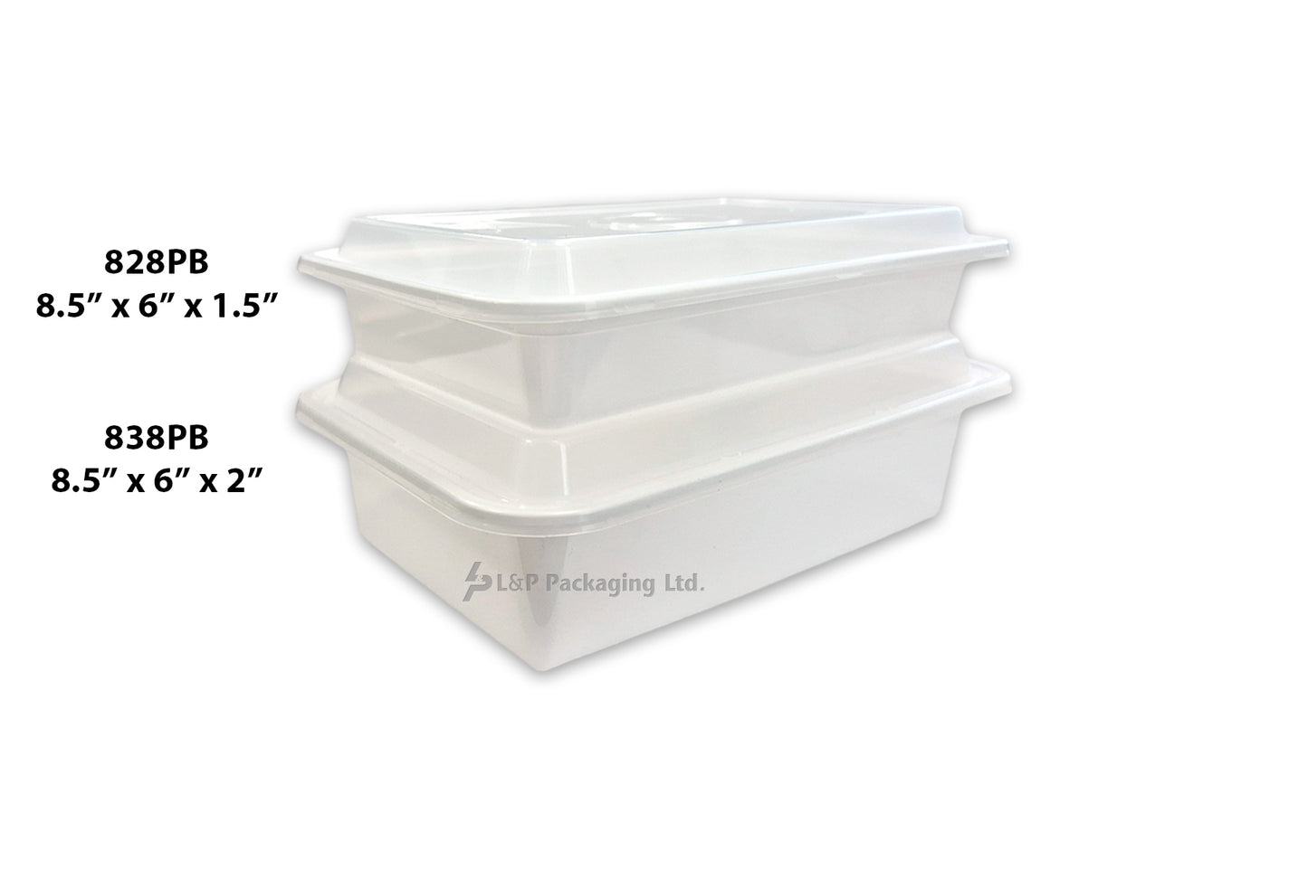 1 Comp Plastic Containers