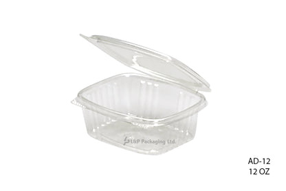 Hinged Salad Containers
