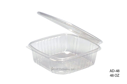 Hinged Salad Containers