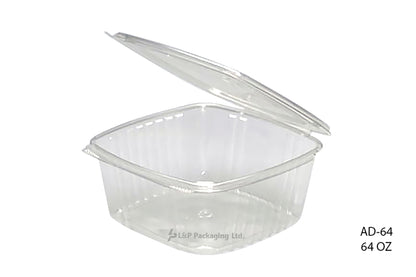 Hinged Salad Containers
