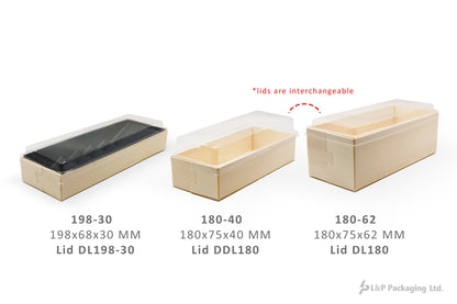 Self-Attached Rectangular Containers
