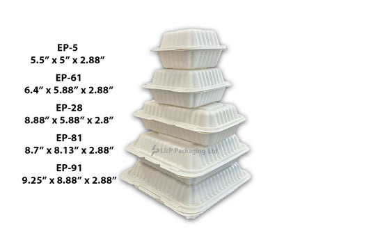 Hinged Plastic Containers-EP