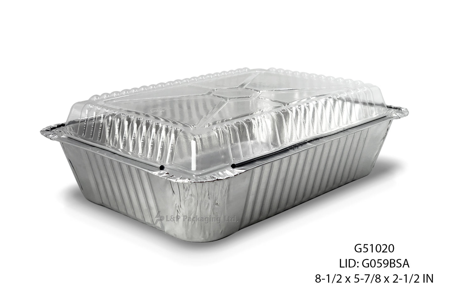 Rectangular Aluminum Container