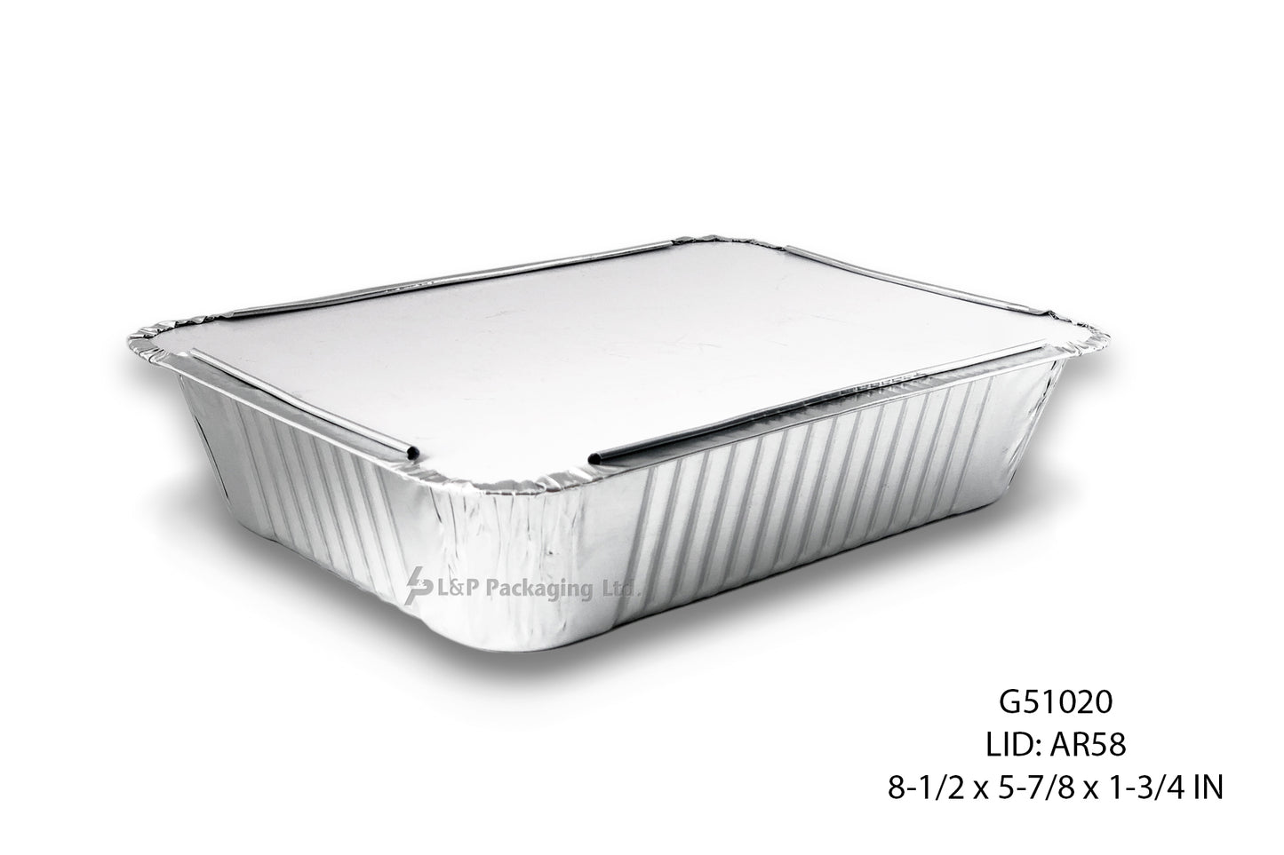 Rectangular Aluminum Container