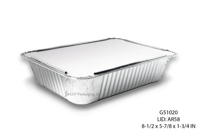 Rectangular Aluminum Container