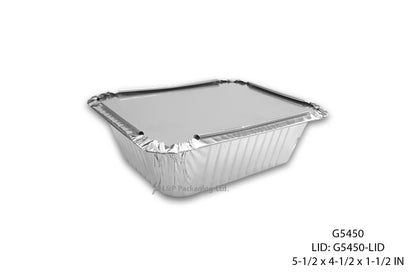 Rectangular Aluminum Container