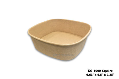 Square Kraft Paper Container