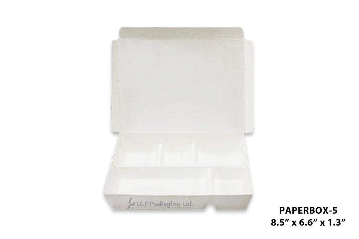 Paper Box Complex 5 Comp Paper Box – L&P Packaging Ltd