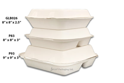 Sugarcane Hinged Containers