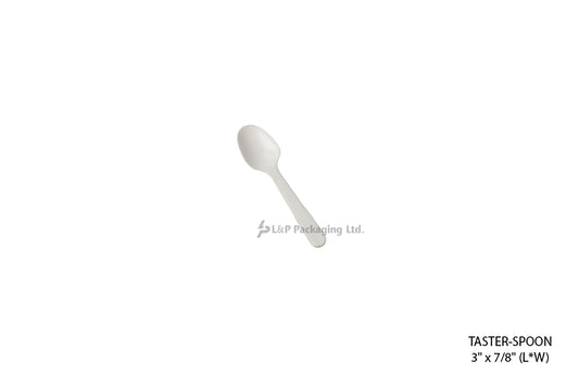 White Taster Spoons