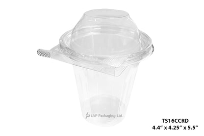 Hinged Containers with Secured Tab Lock