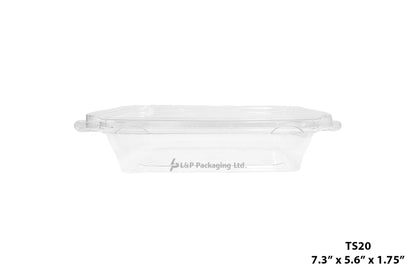 Hinged Containers with Secured Tab Lock