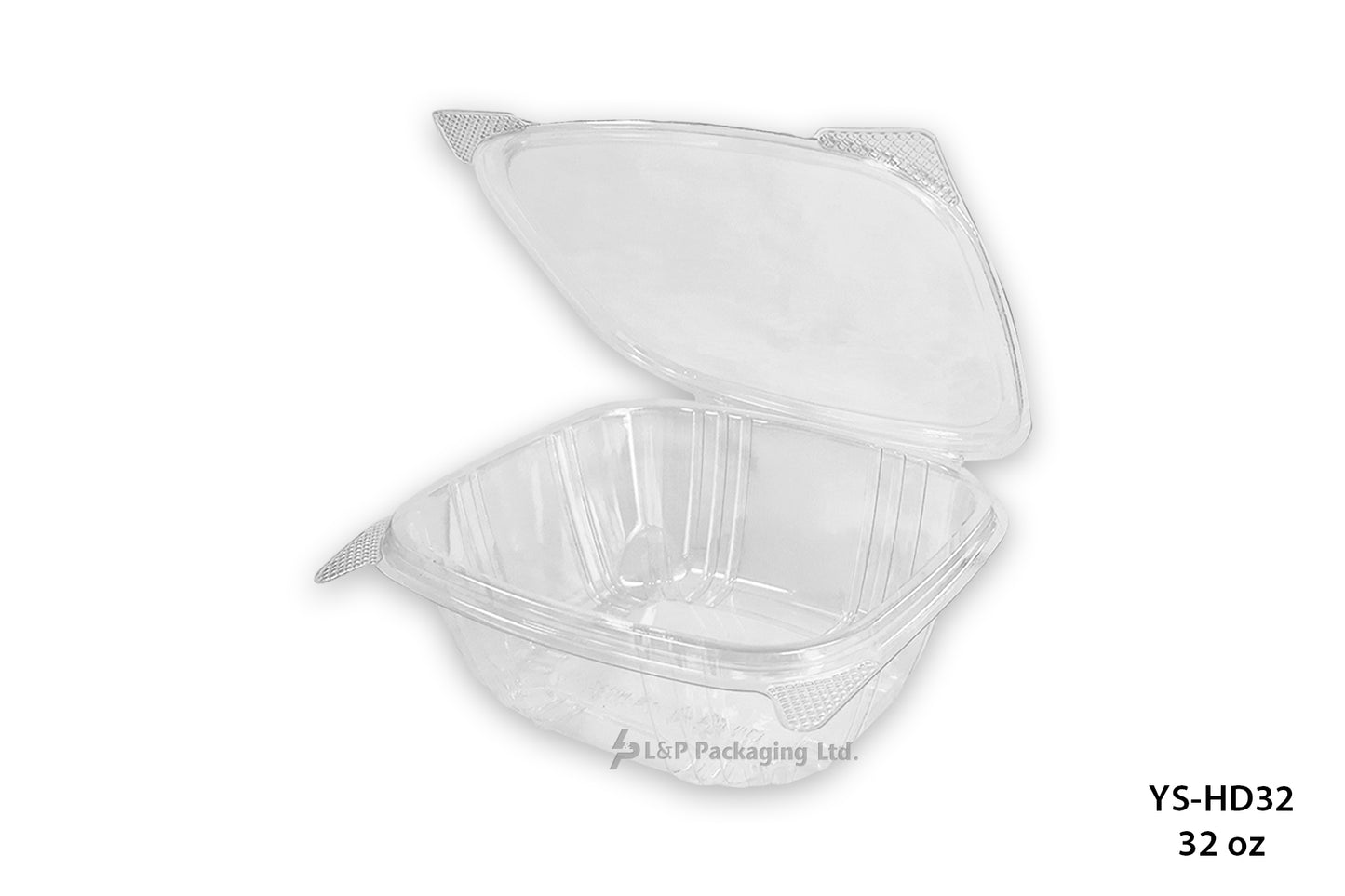 Hinged PET Plastic Containers