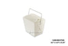 WIRE HANDLE FOOD PAILS