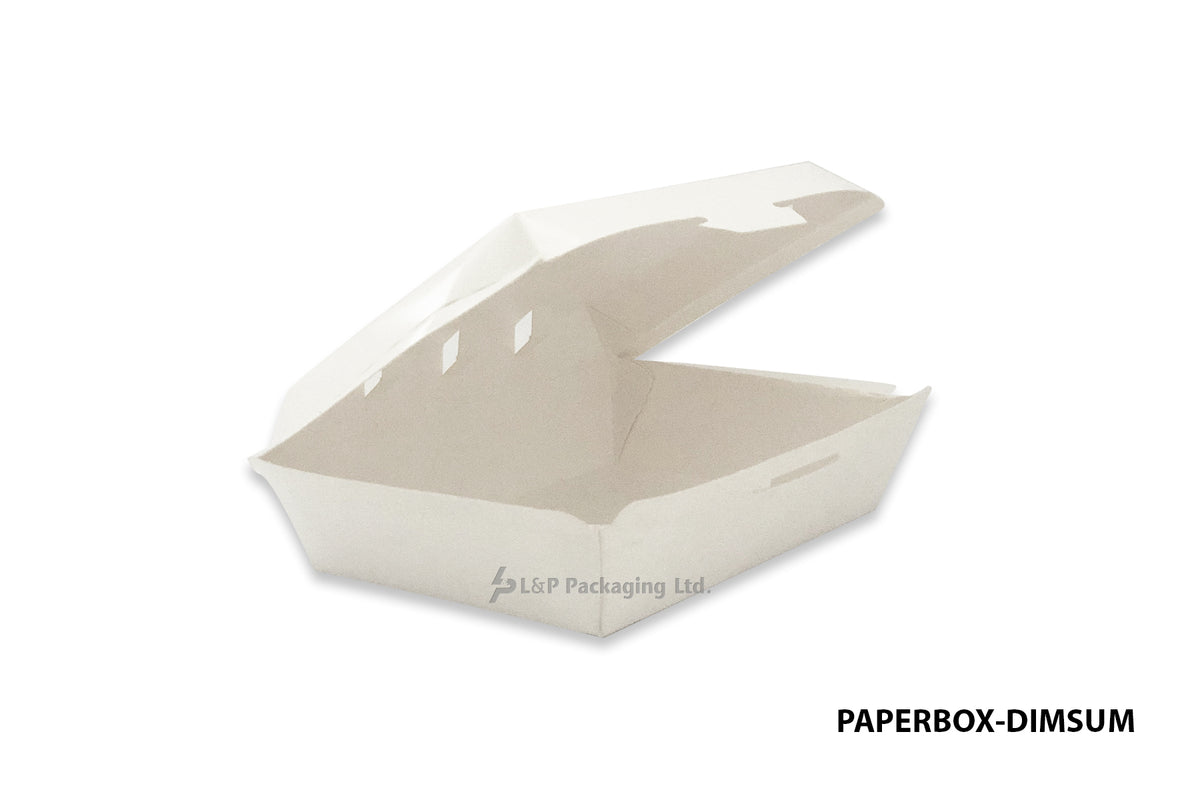 Papper Contaneer Hinged Paper Containers – L&P Packaging Ltd